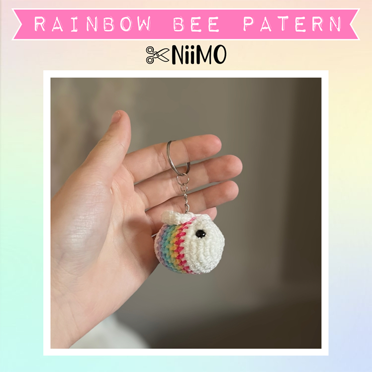 Sateenkaarimehiläisen avaimenperäkuvio