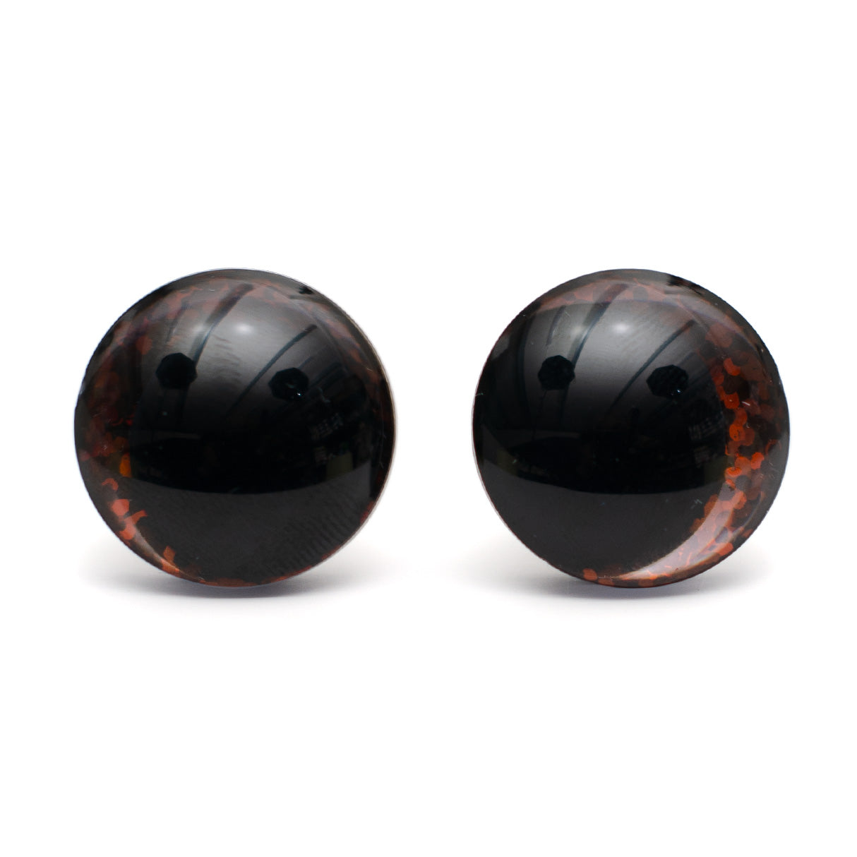 Ei keskiötä Glitter-turvasilmä - Ruskea