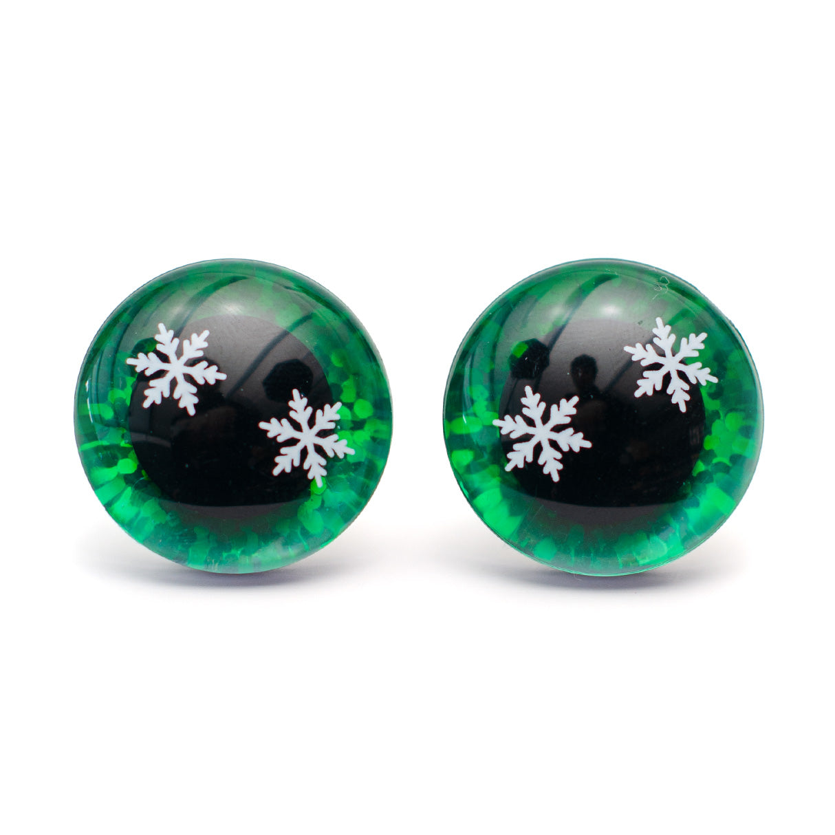 Turvasilmä lumihiutale - Vihreä