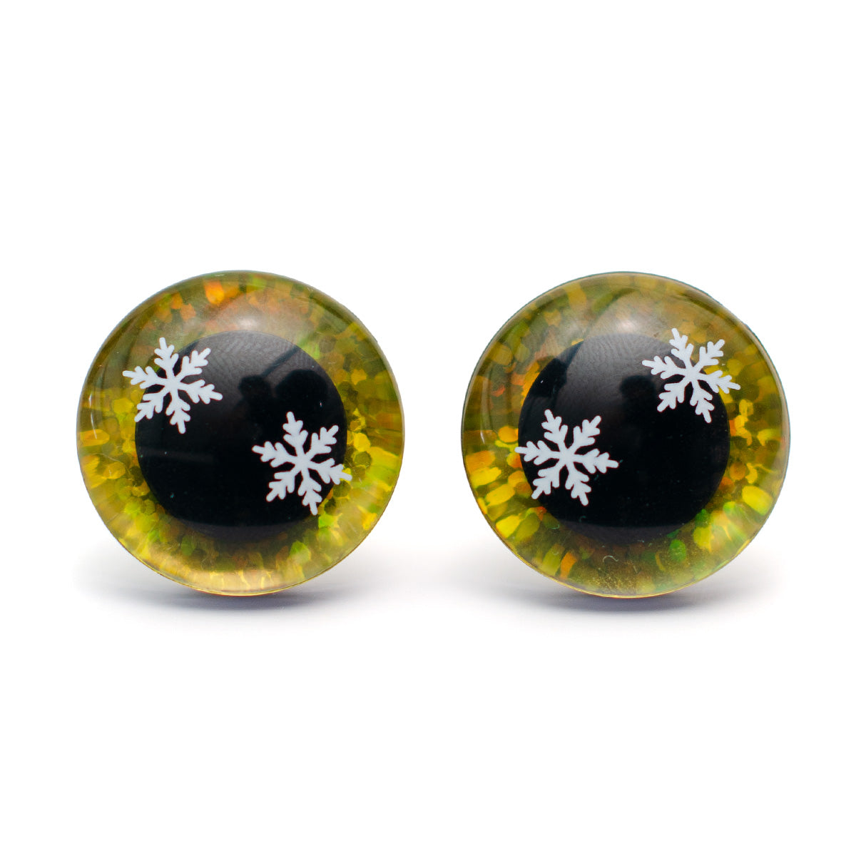 Turvasilmä lumihiutale - keltainen