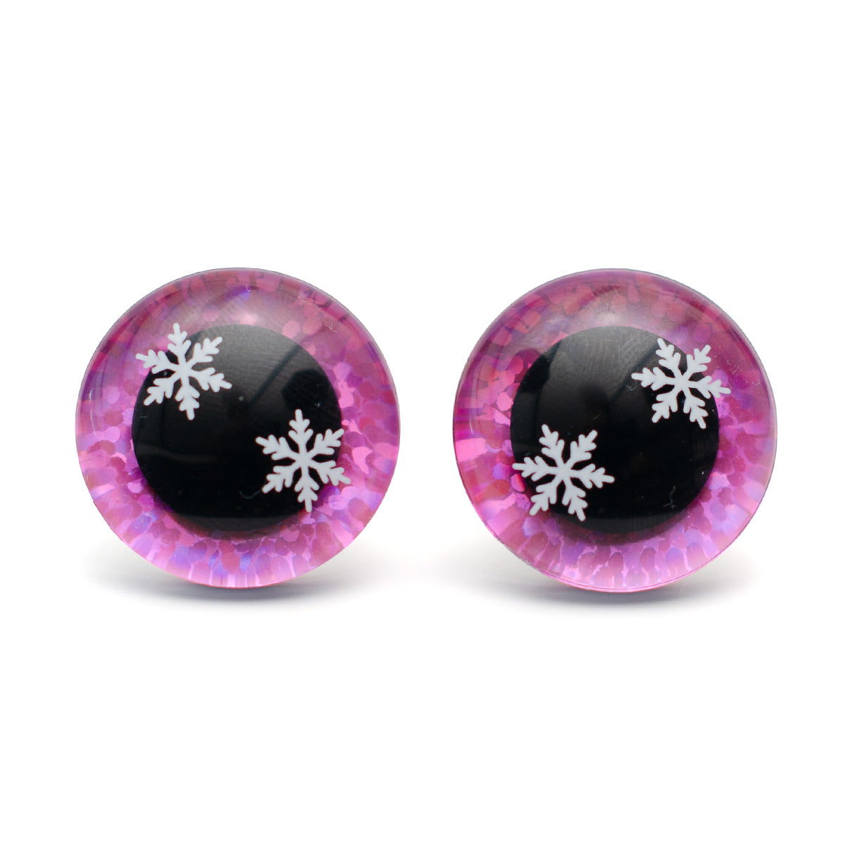 Turvasilmä lumihiutale - Vaaleanpunainen