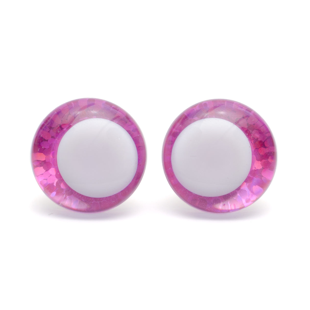 Ei keskiturvasilmää, valkoinen pupilli - pinkki