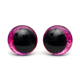 No Center Safety Eye Glitter - Syvän pinkki