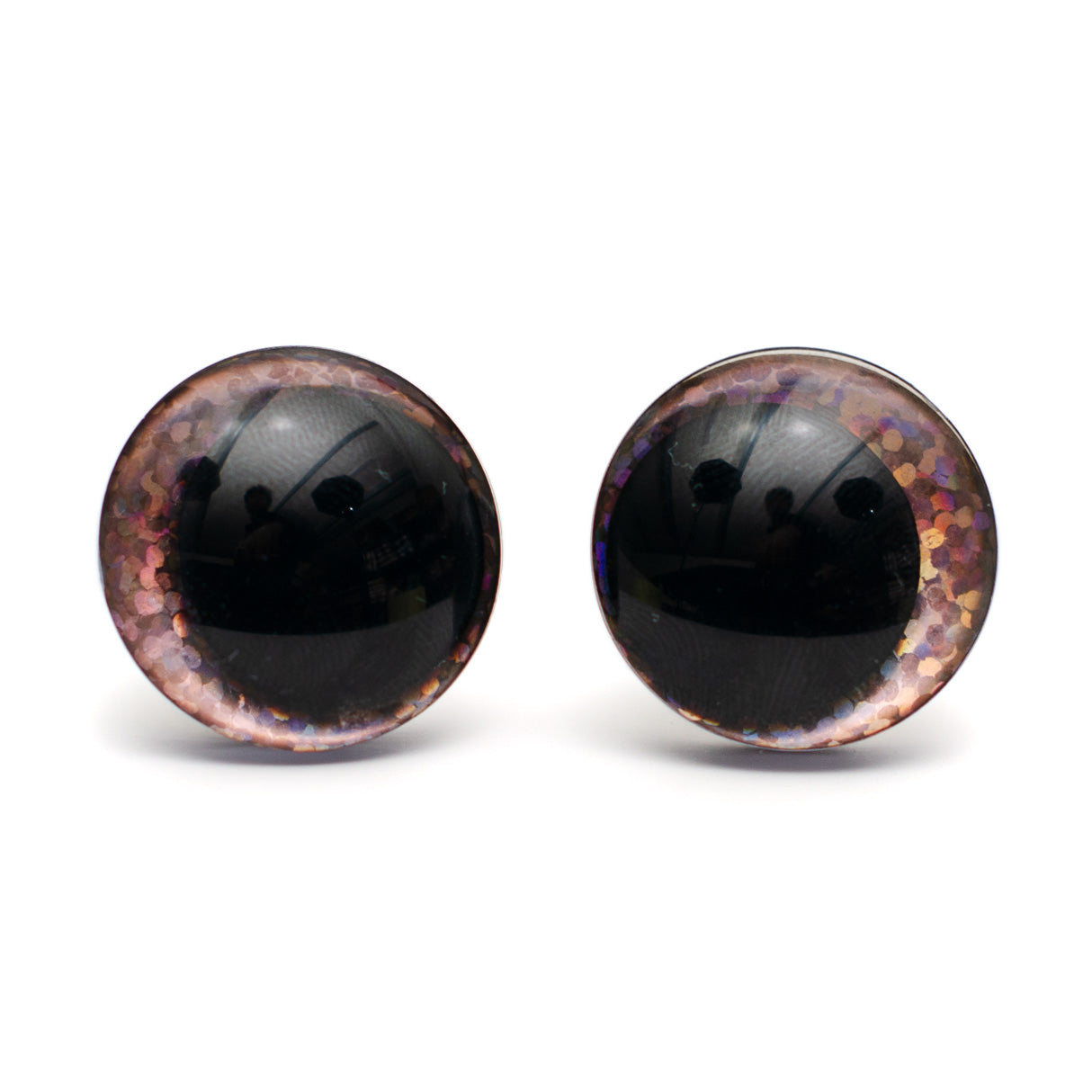 No Center Safety Eye Glitter - Vaaleanpunainen