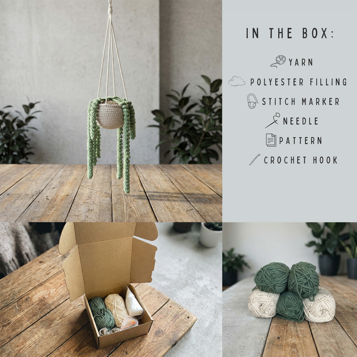 DIY-sett: Hengende plante