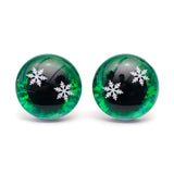 Turvasilmä lumihiutale - Vihreä