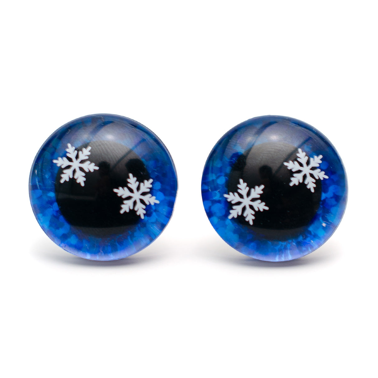 Turvasilmä lumihiutale - tummansininen