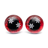 Turvasilmä lumihiutale - punainen