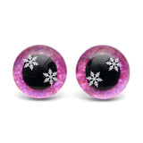 Turvasilmä lumihiutale - Vaaleanpunainen