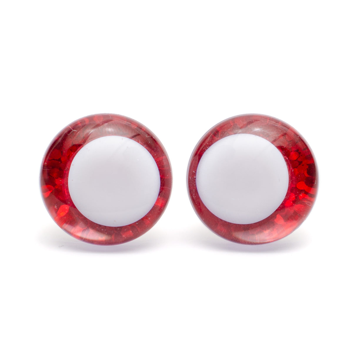 Ei keskikohtaa, turvasilmä, valkoinen pupilli - punainen